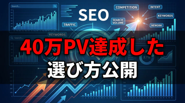 SEOキーワード選び方の3つの失敗談【初心者が月5万稼ぐまでの実践記録】