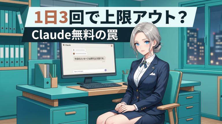 Claude無料版の制限、正直キツすぎた。気づくのが遅かった3つのこと【2026年版】