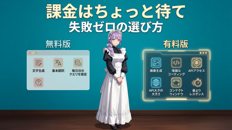 【実録】Gemini無料版と有料版の違い。月5万目指す人の選び方