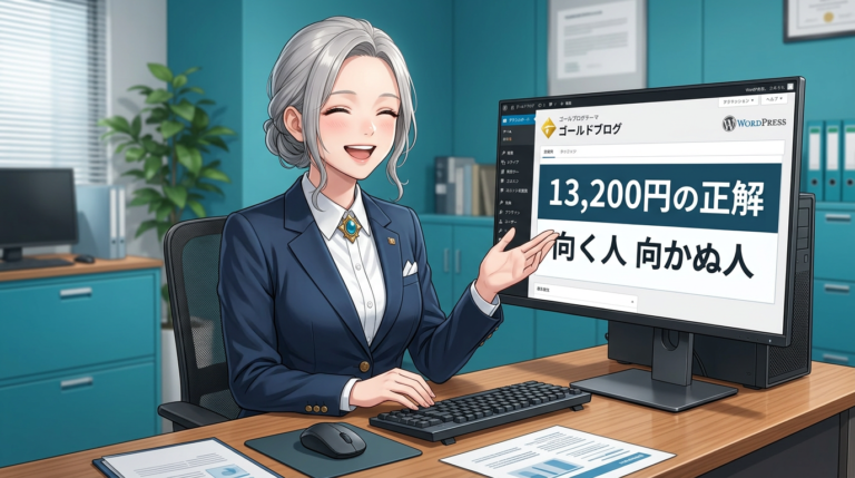 知らなくて損した「ゴールドブログ」の選び方｜WordPress有料テーマ比較2026